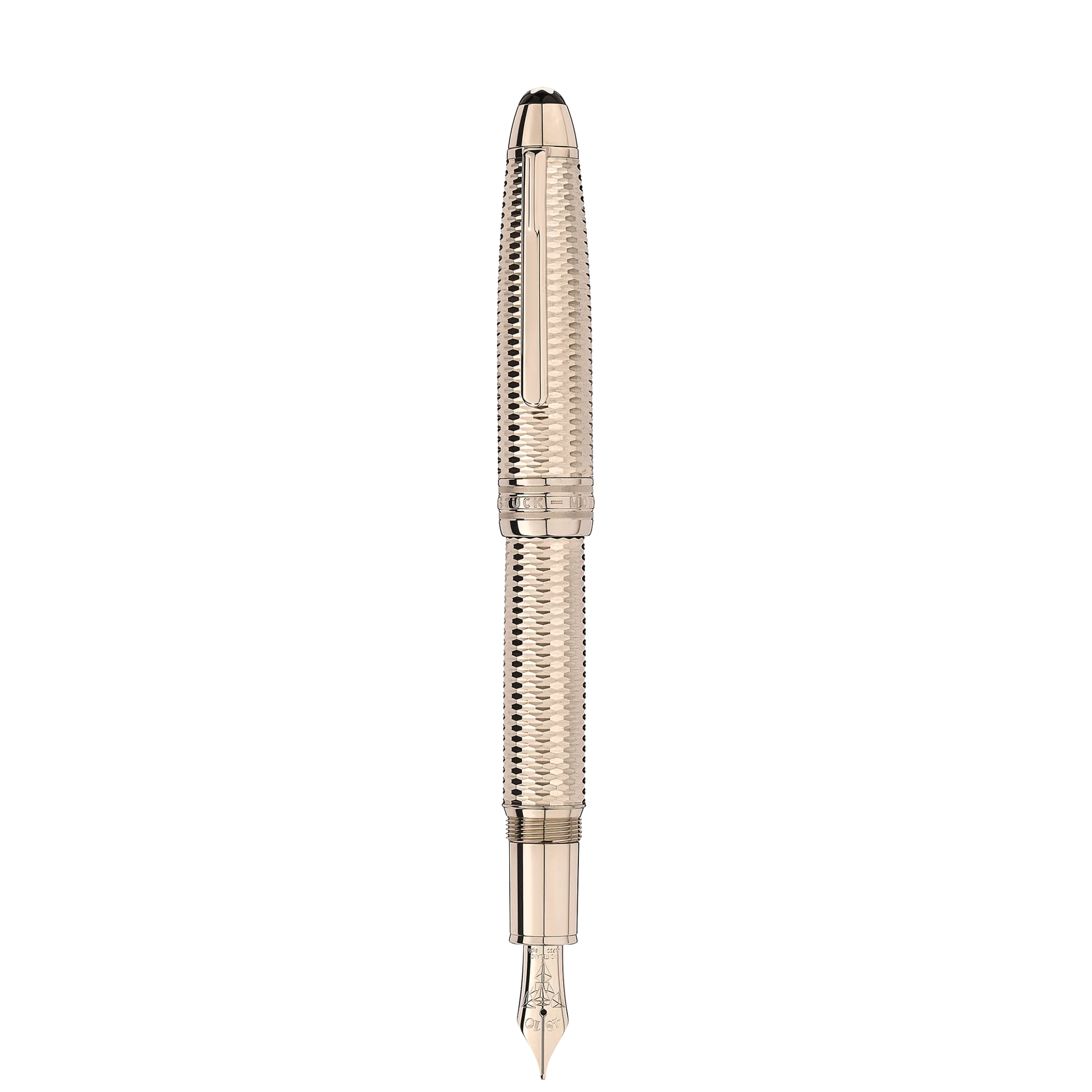 Stilografica Meisterstück Geometry Solitaire finitura in Oro Distintivo