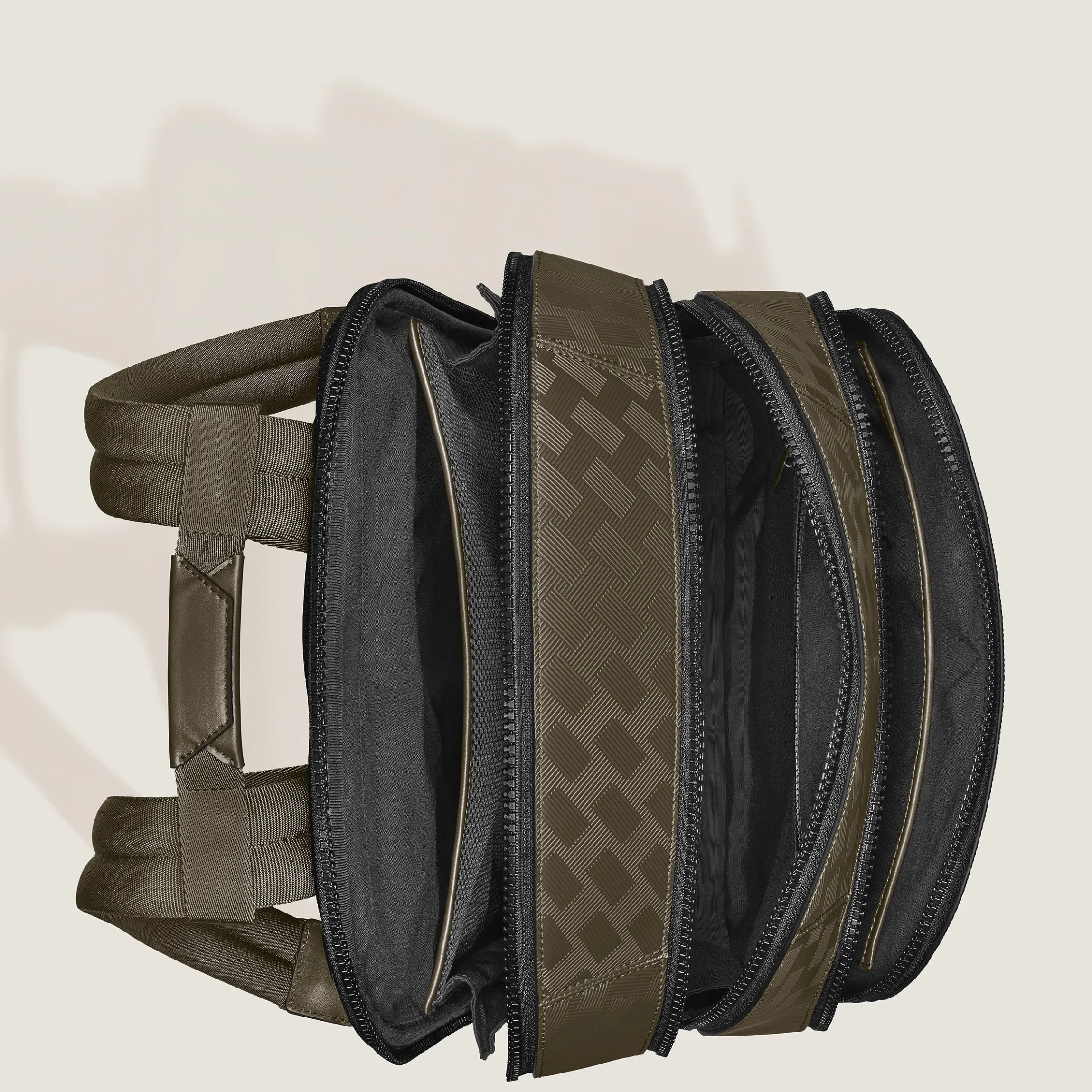 Zaino Modello Grande con 3 Compartimenti in Pelle Extreme